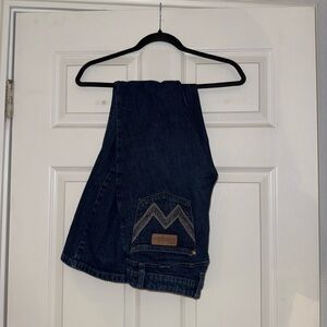 Wrangler Dark Blue Boot Cut Jeans